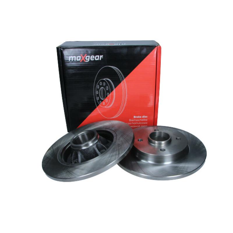 Jeu de 2 disques de frein arrière MAXGEAR 19-1902 - Visuel 1