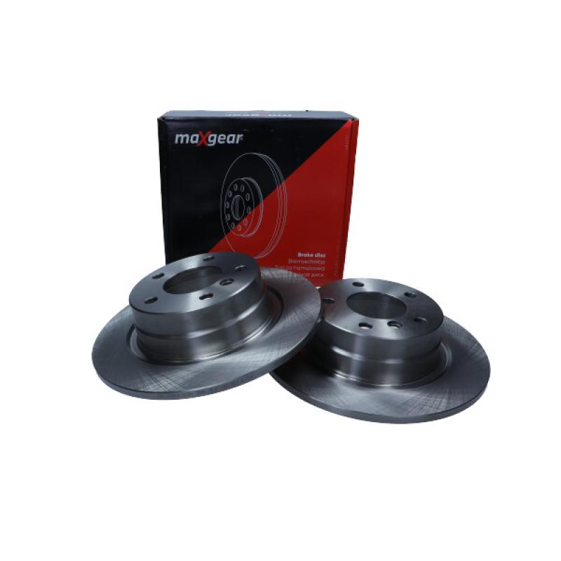 Jeu de 2 disques de frein arrière MAXGEAR 19-1939 - Visuel 1