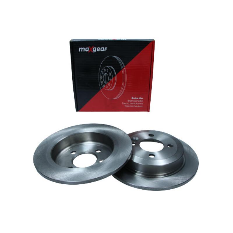 Jeu de 2 disques de frein arrière MAXGEAR 19-1957 - Visuel 1