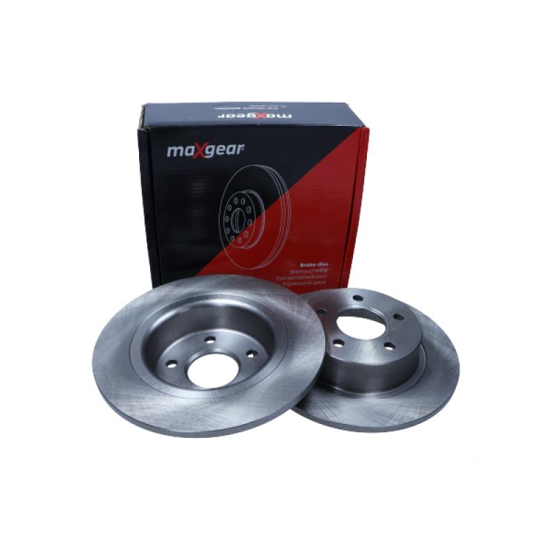 Jeu de 2 disques de frein arrière MAXGEAR 19-1958 - Visuel 1
