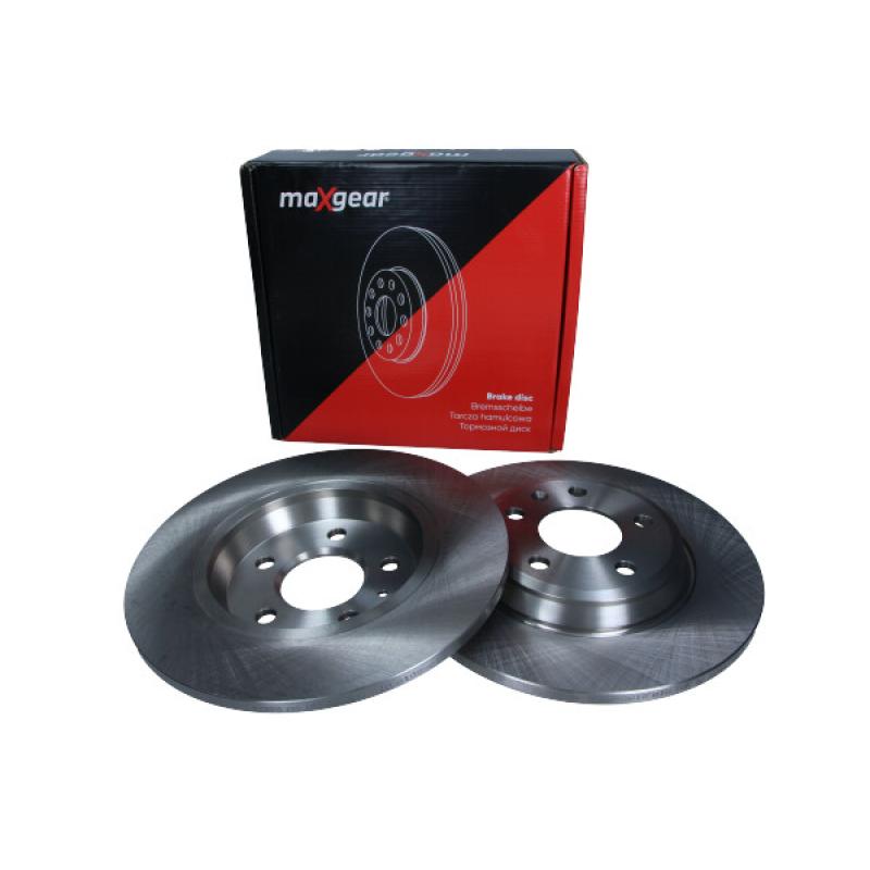 Jeu de 2 disques de frein arrière MAXGEAR 19-2015 - Visuel 1