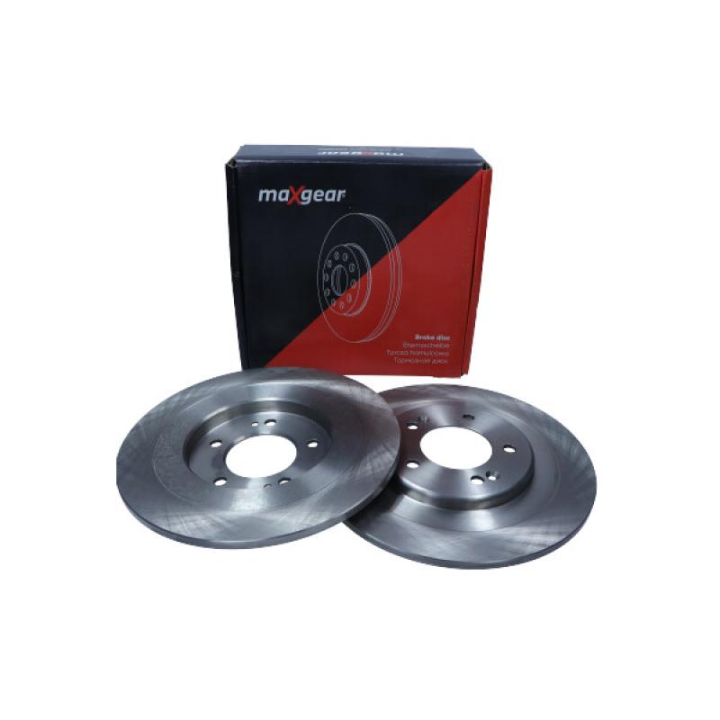 Jeu de 2 disques de frein arrière MAXGEAR 19-2253 - Visuel 1