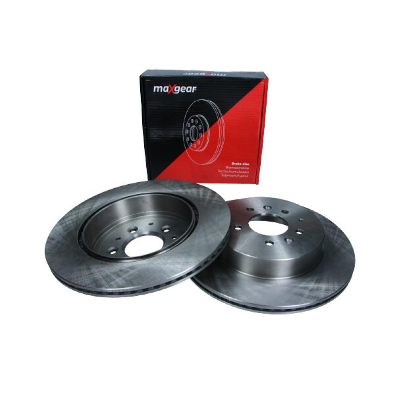 Jeu de 2 disques de frein arrière MAXGEAR 19-2254 - Visuel 1