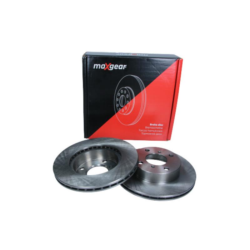 Jeu de 2 disques de frein avant MAXGEAR 19-2327 - Visuel 1