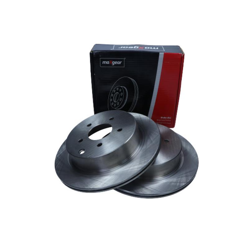 Jeu de 2 disques de frein arrière MAXGEAR 19-2430 - Visuel 2
