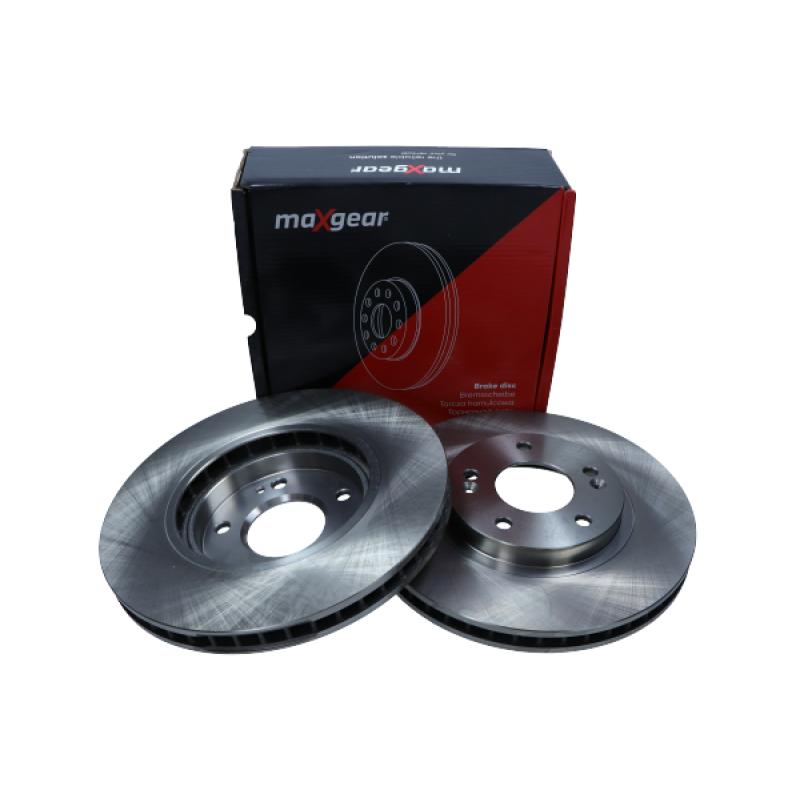 Jeu de 2 disques de frein avant MAXGEAR 19-2458 - Visuel 1