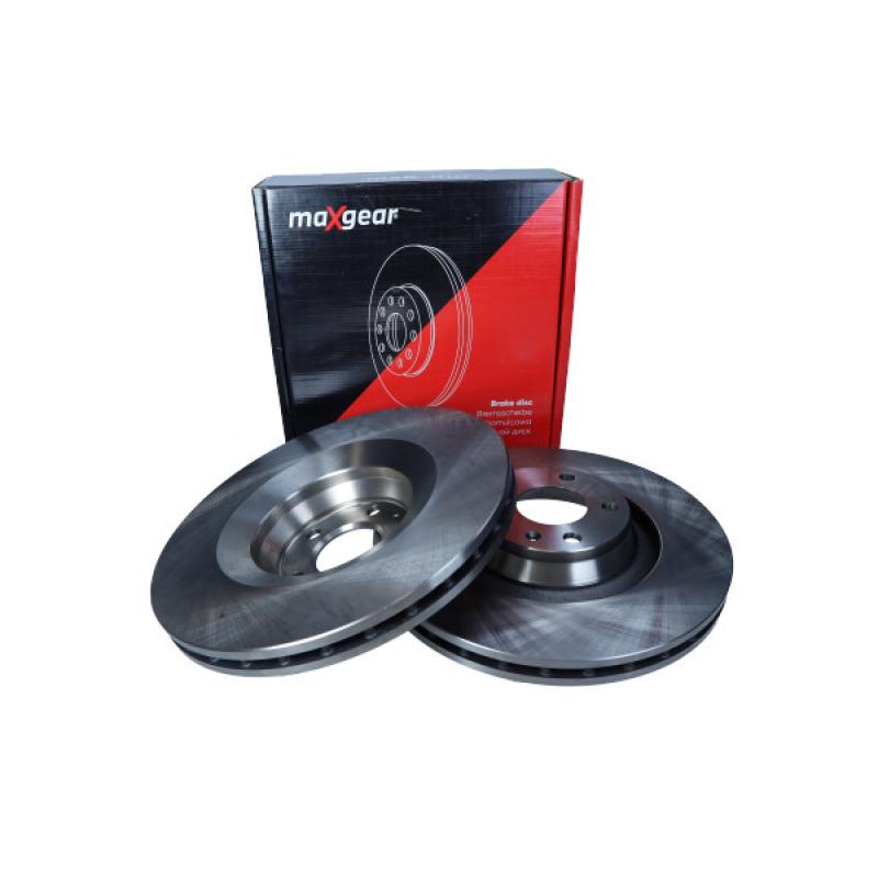 Jeu de 2 disques de frein avant MAXGEAR 19-2492 - Visuel 1