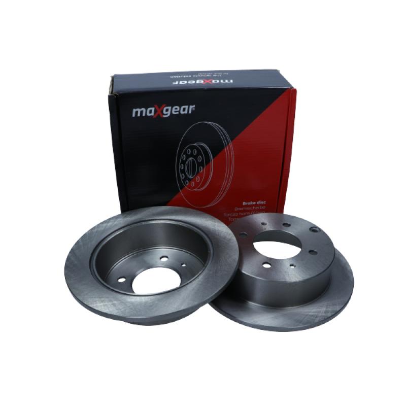 Jeu de 2 disques de frein arrière MAXGEAR 19-2507 - Visuel 1