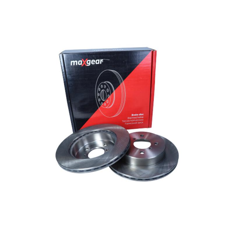 Jeu de 2 disques de frein avant MAXGEAR 19-2528 - Visuel 1