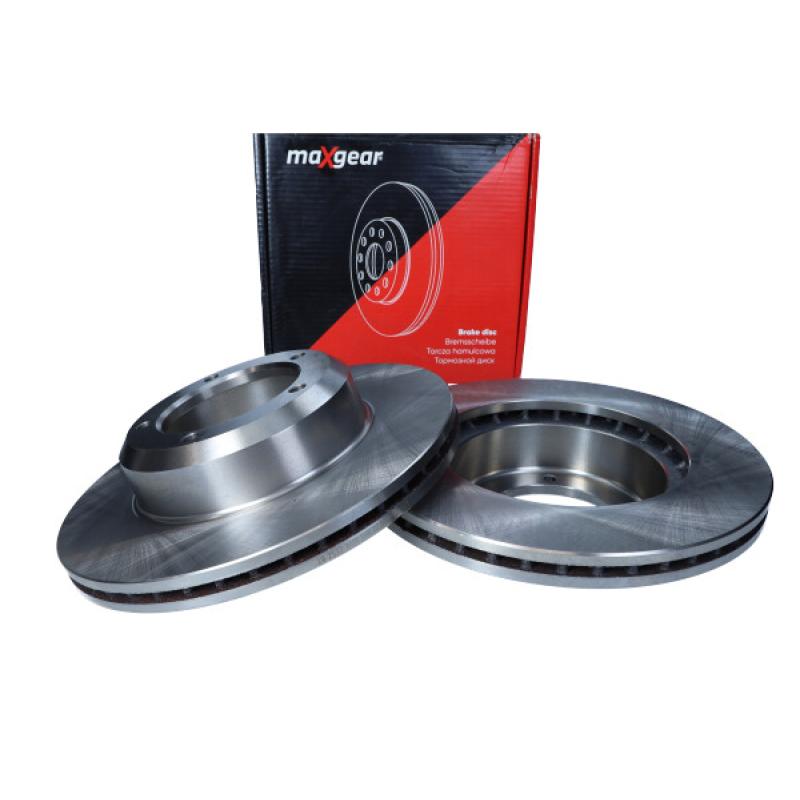 Jeu de 2 disques de frein avant MAXGEAR 19-2537 - Visuel 1