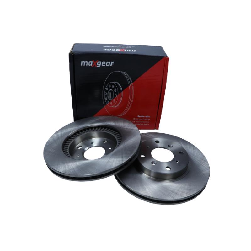 Jeu de 2 disques de frein avant MAXGEAR 19-2551 - Visuel 1