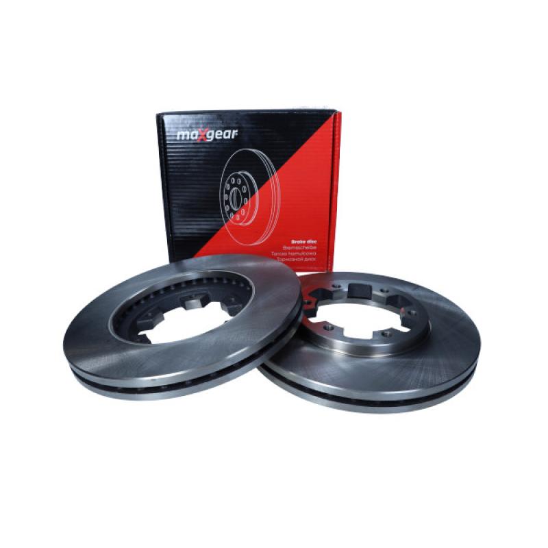 Jeu de 2 disques de frein avant MAXGEAR 19-2569 - Visuel 1