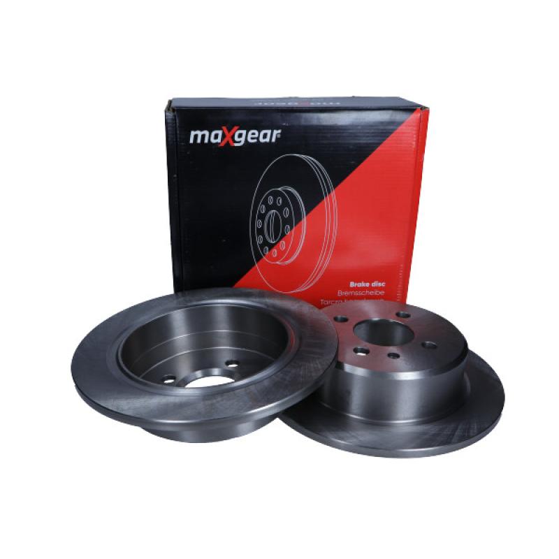 Jeu de 2 disques de frein arrière MAXGEAR 19-2663 - Visuel 1