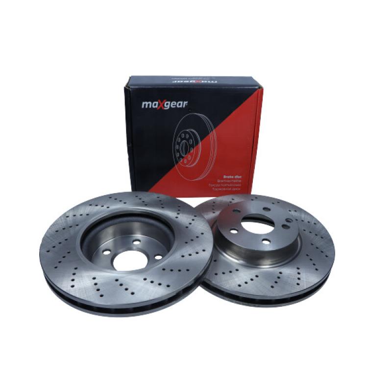 Jeu de 2 disques de frein avant MAXGEAR 19-2687 - Visuel 1