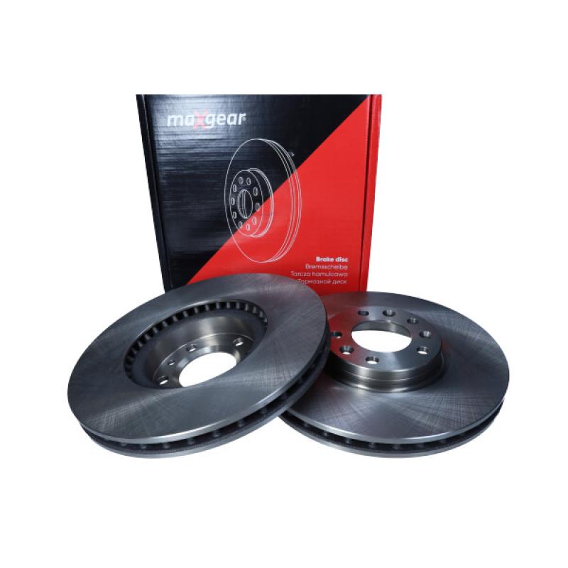 Jeu de 2 disques de frein avant MAXGEAR 19-2749 - Visuel 1