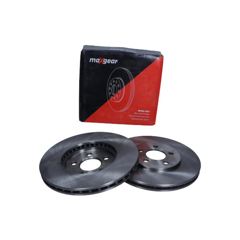 Jeu de 2 disques de frein avant MAXGEAR 19-2784 - Visuel 1
