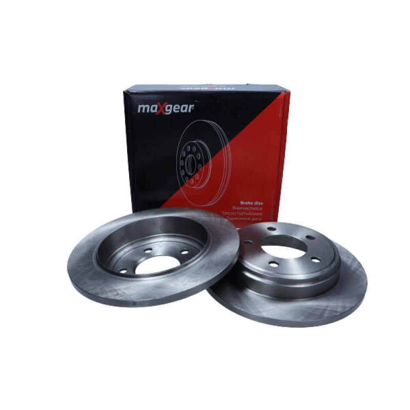 Jeu de 2 disques de frein arrière MAXGEAR 19-2786 - Visuel 1