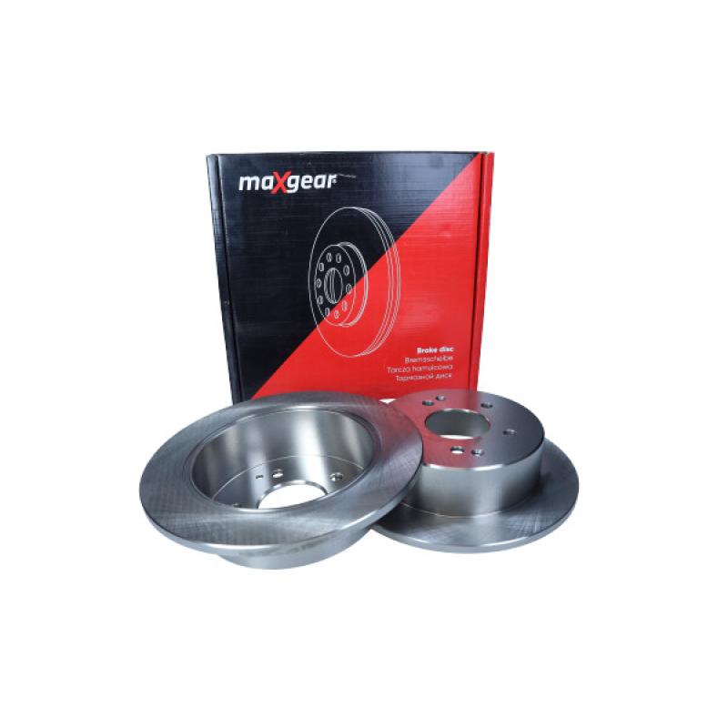 Jeu de 2 disques de frein arrière MAXGEAR 19-2820 - Visuel 1