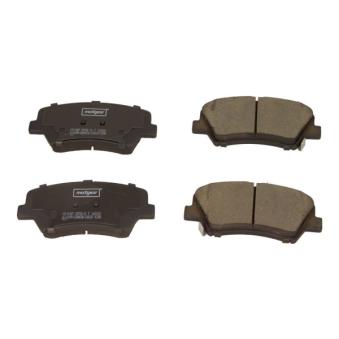 Jeu de 4 plaquettes de frein avant MAXGEAR OEM 581012VA00