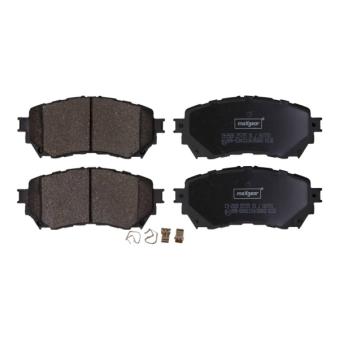Jeu de 4 plaquettes de frein avant MAXGEAR OEM GVYB3328Z Jeu de 4 plaquettes de frein avant MAXGEAR OEM GVYB3328Z