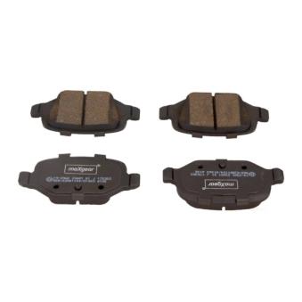 Jeu de 4 plaquettes de frein arrière MAXGEAR OEM 1618111480