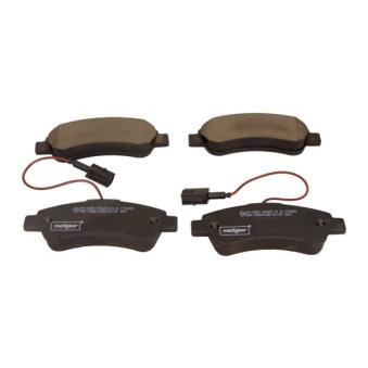 Jeu de 4 plaquettes de frein arrière MAXGEAR OEM 1614412180 Jeu de 4 plaquettes de frein arrière MAXGEAR OEM 1614412180