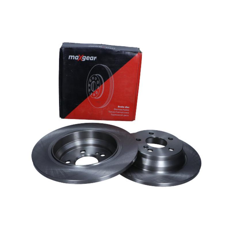 Jeu de 2 disques de frein arrière MAXGEAR 19-3186 - Visuel 1