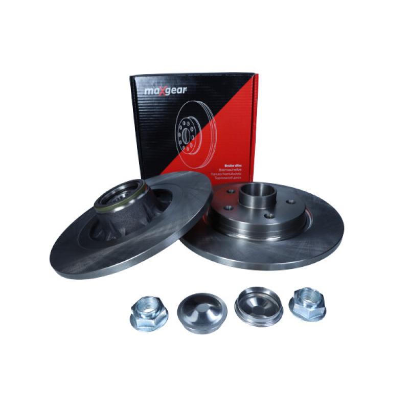 Jeu de 2 disques de frein arrière MAXGEAR 19-3228 - Visuel 1