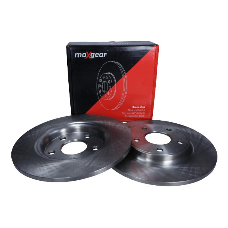 Jeu de 2 disques de frein arrière MAXGEAR 19-3244 - Visuel 1