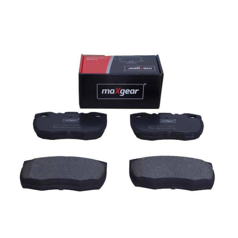 Jeu de 4 plaquettes de frein avant MAXGEAR 19-3374 - Visuel 1