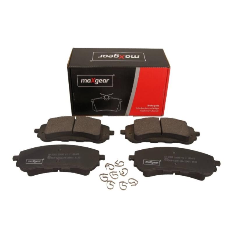 Jeu de 4 plaquettes de frein avant MAXGEAR 19-3383 - Visuel 1