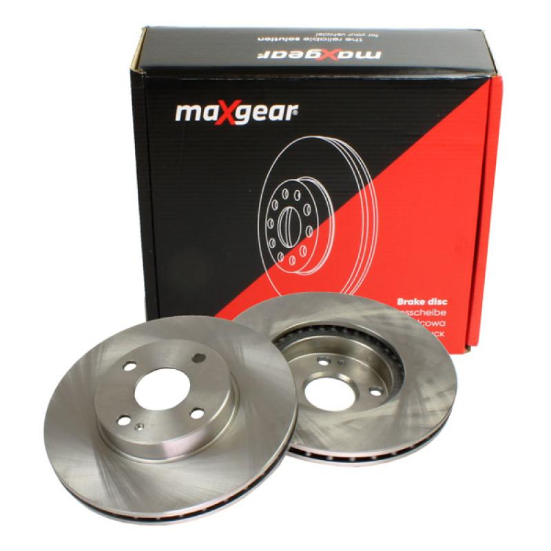 Jeu de 2 disques de frein avant MAXGEAR 19-3558 - Visuel 1