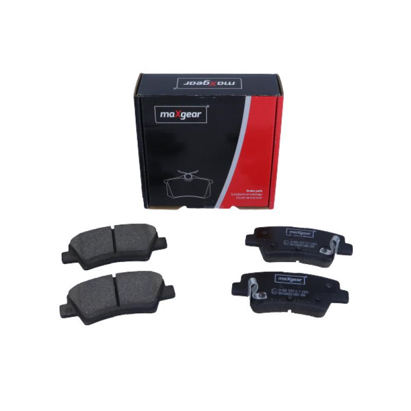 Jeu de 4 plaquettes de frein arrière MAXGEAR 19-3658 - Visuel 1
