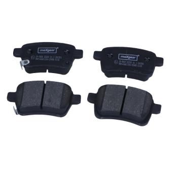 Jeu de 4 plaquettes de frein arrière MAXGEAR OEM 95517078