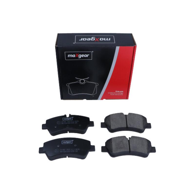 Jeu de 4 plaquettes de frein avant MAXGEAR 19-3667 - Visuel 1