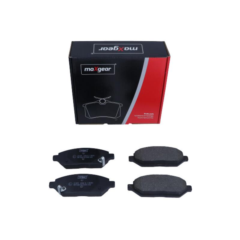 Jeu de 4 plaquettes de frein avant MAXGEAR 19-3670 - Visuel 1