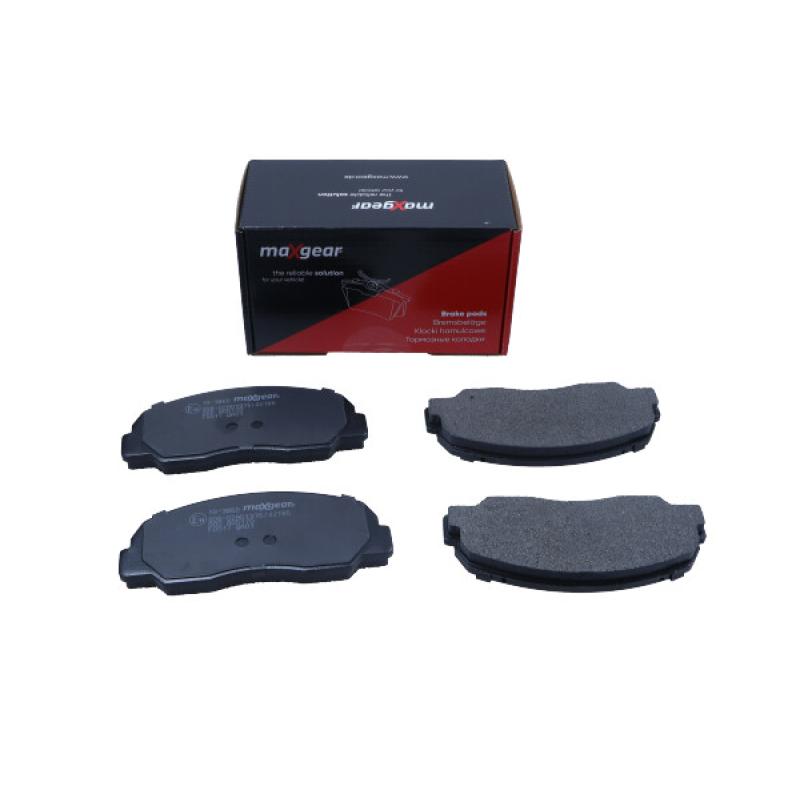 Jeu de 4 plaquettes de frein avant MAXGEAR 19-3860 - Visuel 1