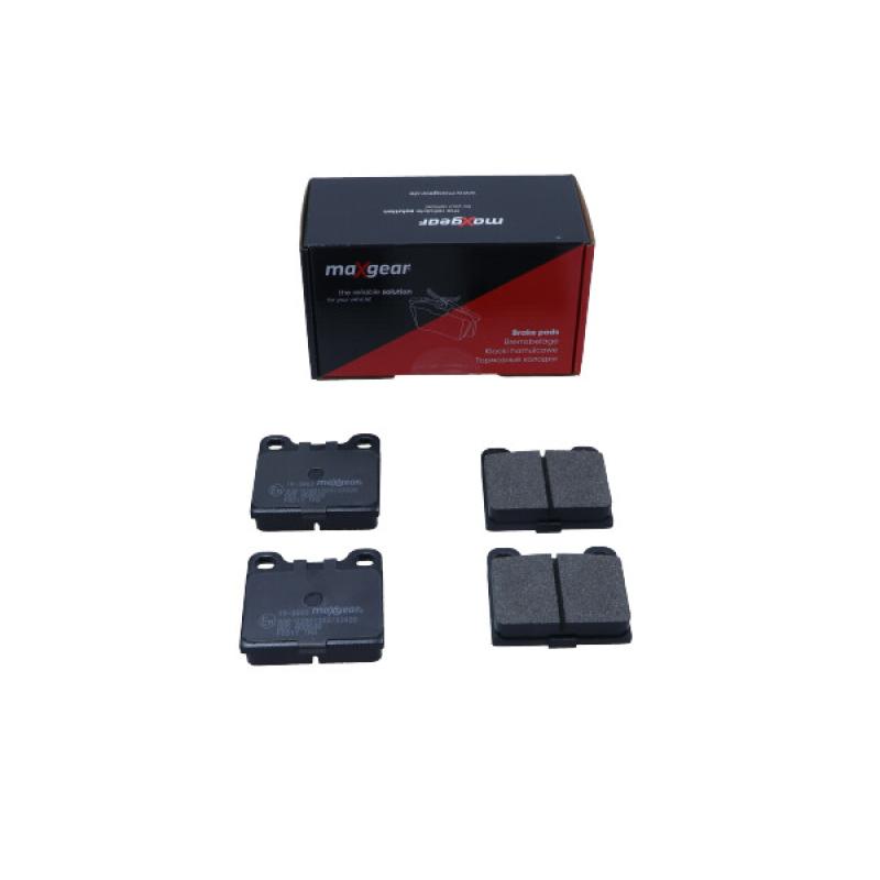 Jeu de 4 plaquettes de frein arrière MAXGEAR 19-3863 - Visuel 1