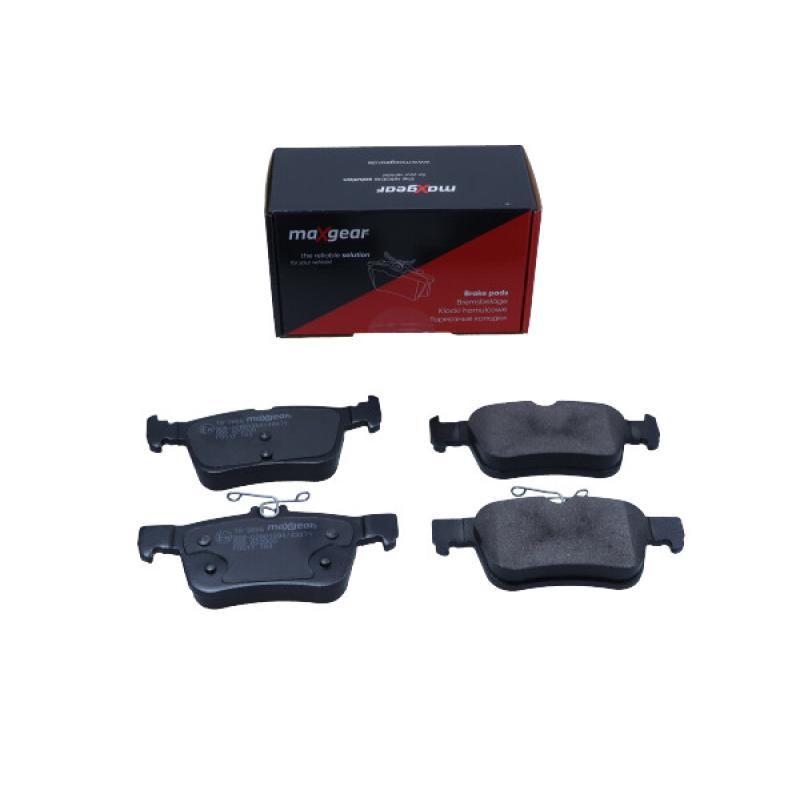 Jeu de 4 plaquettes de frein arrière MAXGEAR 19-3866 - Visuel 1