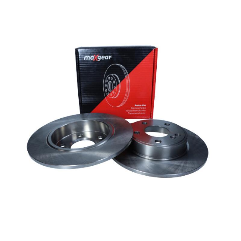 Jeu de 2 disques de frein arrière MAXGEAR 19-4635 - Visuel 1