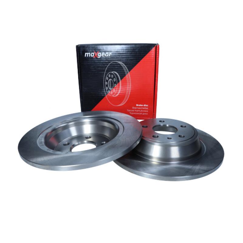 Jeu de 2 disques de frein arrière MAXGEAR 19-4651 - Visuel 1