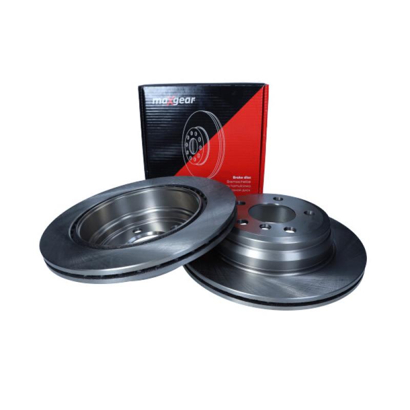 Jeu de 2 disques de frein arrière MAXGEAR 19-4676 - Visuel 1