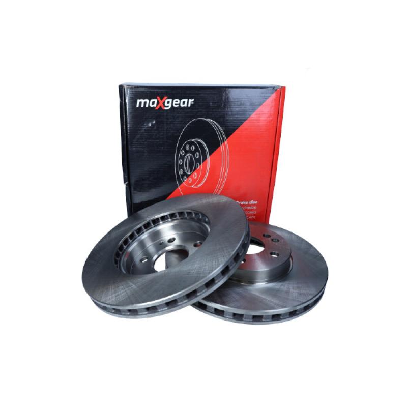 Jeu de 2 disques de frein avant MAXGEAR 19-4721 - Visuel 1