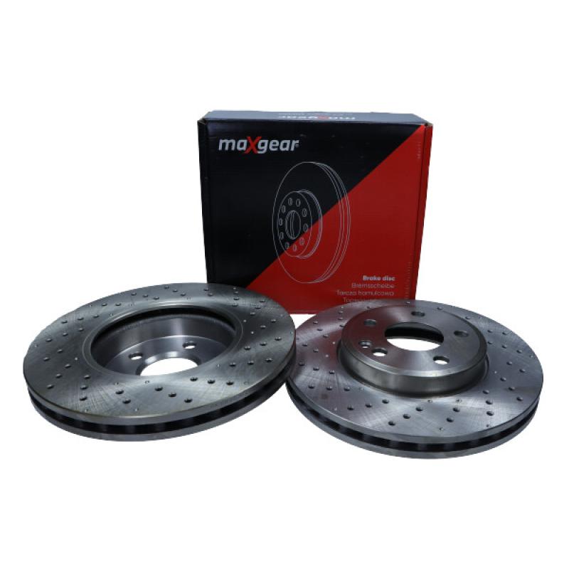 Jeu de 2 disques de frein avant MAXGEAR 19-4723 - Visuel 1