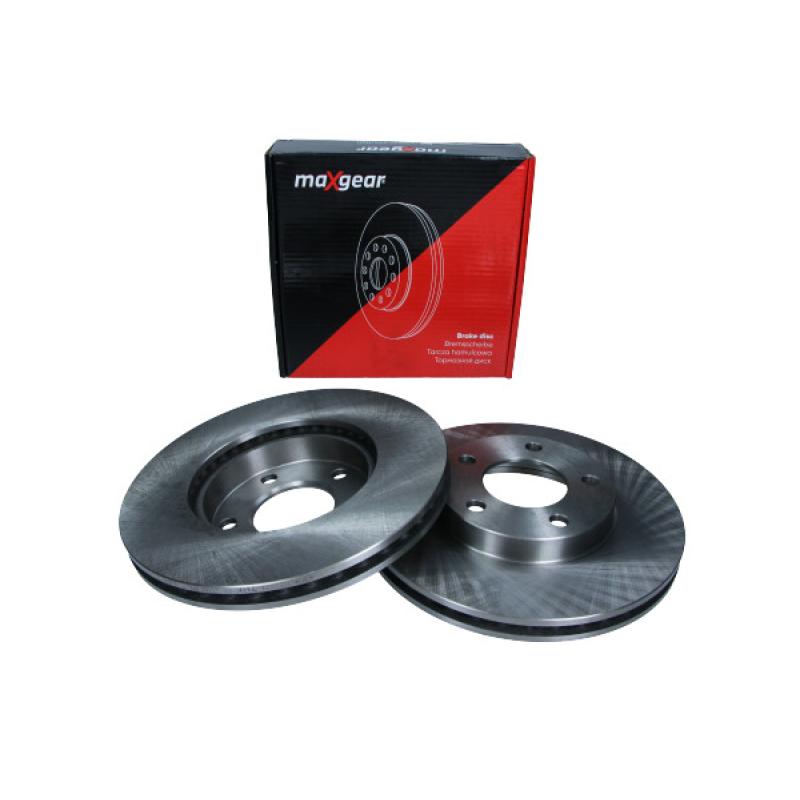 Jeu de 2 disques de frein avant MAXGEAR 19-4739 - Visuel 1