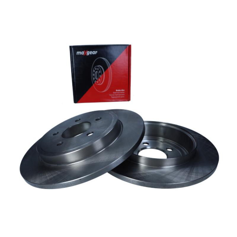 Jeu de 2 disques de frein arrière MAXGEAR 19-4740 - Visuel 1