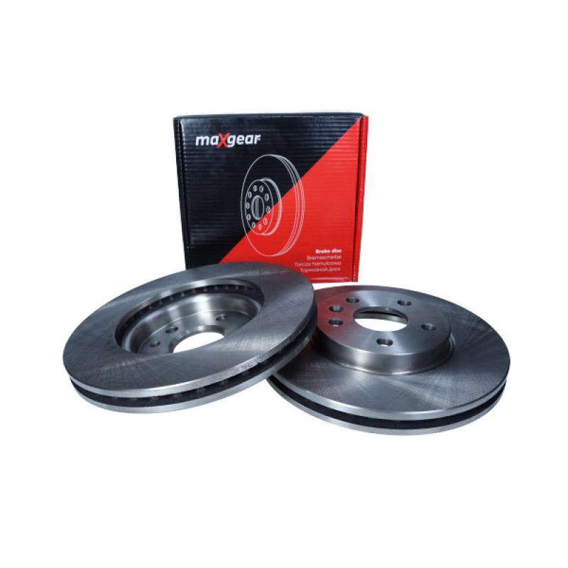 Jeu de 2 disques de frein avant MAXGEAR 19-4744 - Visuel 1