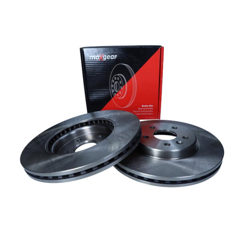 Jeu de 2 disques de frein avant MAXGEAR 19-4745 - Visuel 1