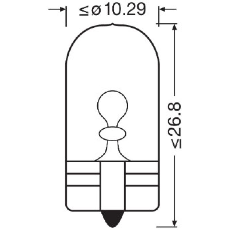 Ampoule, feu clignotant OSRAM 2827NA - Visuel 2