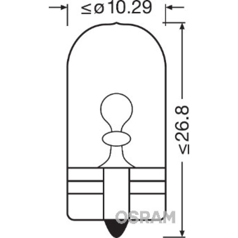 Ampoule, feu clignotant OSRAM 2845TSP - Visuel 2